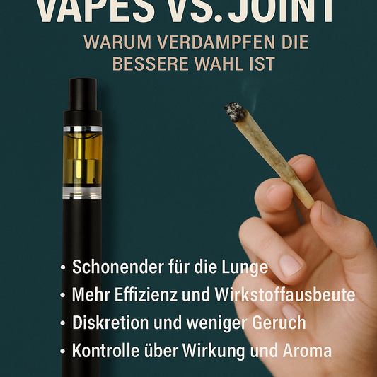 Vapes vs. Joint – Warum Verdampfen die bessere Wahl ist