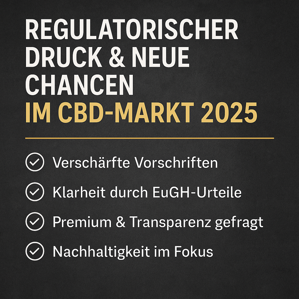 🧭 Regulatorischer Druck und neue Chancen im CBD-Geschäft 2025 - Hempster Espana