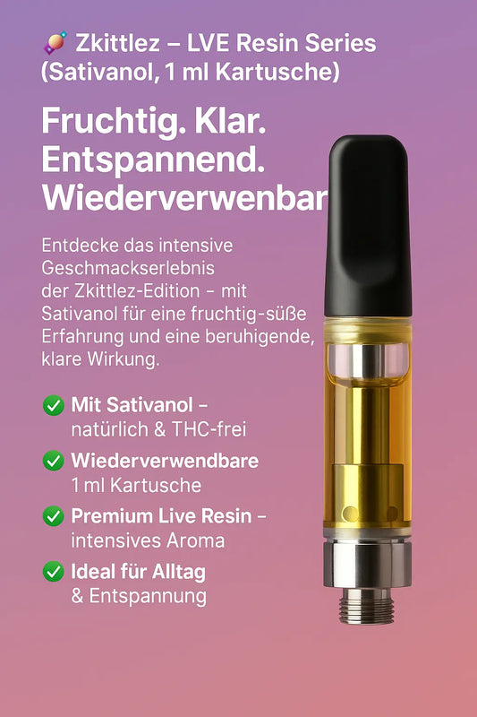 🍬 Zkittlez – Sativanol Kartusche (1 ml)